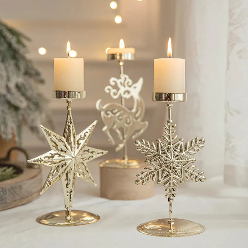 Brehn | Eisen Weihnachtskerzenständer