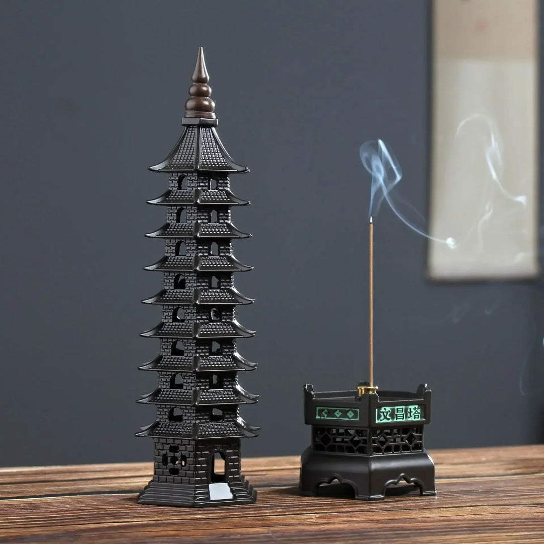 Brehn | Zen Tower-Style Rauch-Wasserfall Räuchergefäß