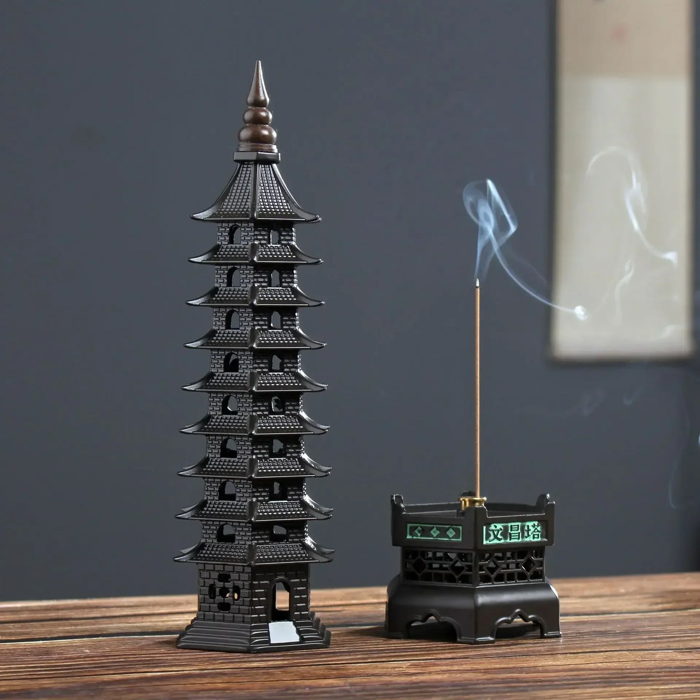 Brehn | Zen Tower-Style Rauch-Wasserfall Räuchergefäß