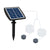 Brehn | AquaSola Solarbetriebene Sauerstoffpumpe mit Batterie | 6V 2W | Für Teiche & Aquarien | Einschließlich 2 Luftsteine & 0,25 cm Schlauch