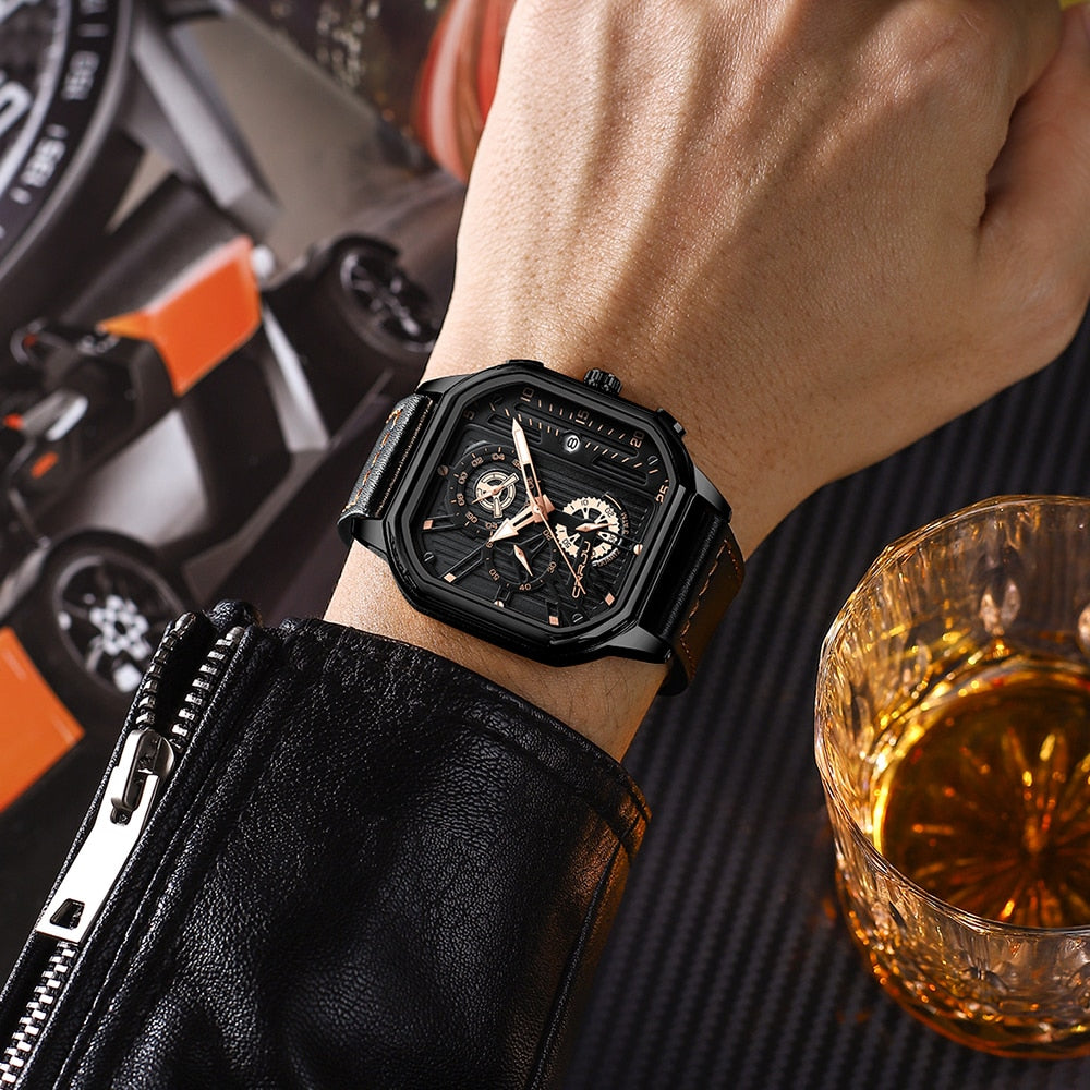 Brehn | Wavefront Timely Square Wasserdichte Uhr