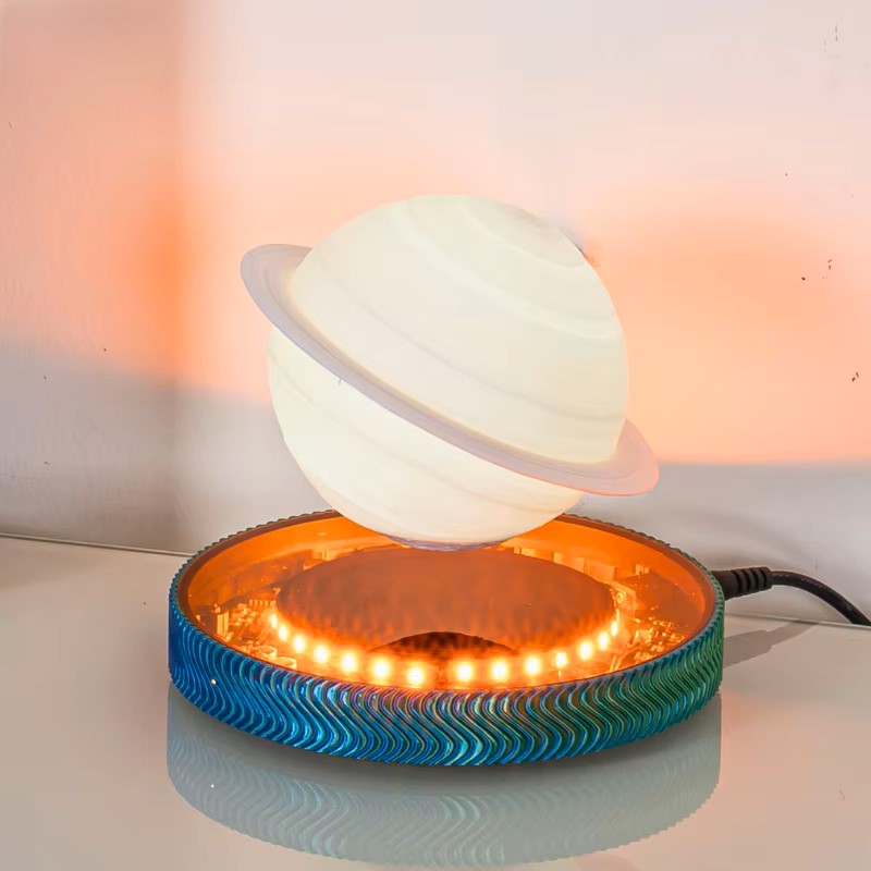 Brehn | 3D Saturn Weltraum Liebhaber Magnetisch Schwebende Lampe