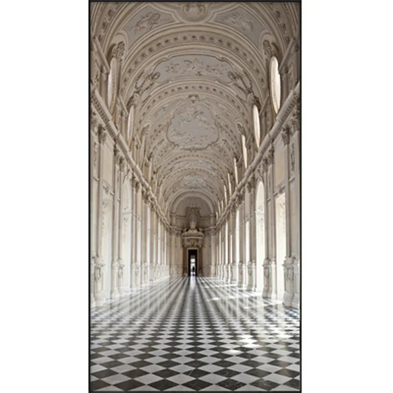 Moderne abstrakte minimalistische Bögen Architektur Wandkunst Fine Art Leinwanddrucke Bilder für Eingangsbereich Foyer Wohnzimmer Home Office Dekor | Brehn