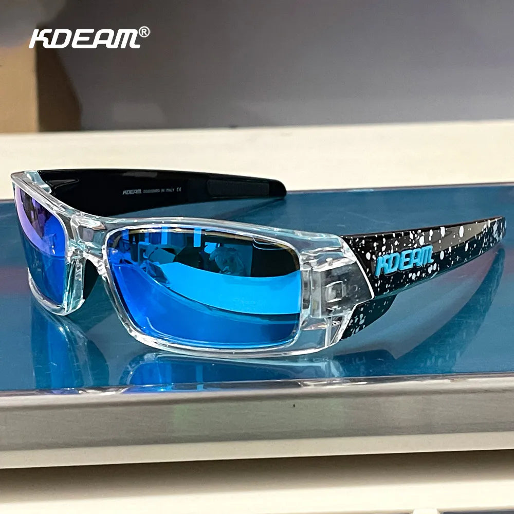 Photochrome Sonnenbrille Schwarzer Rahmen mit Etui | Brehn