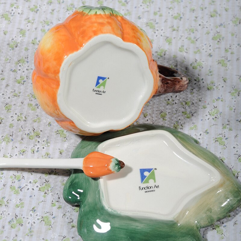 Brehn | Kreatives Keramik Kürbis Becher Set