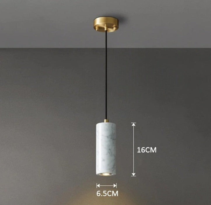 Brehn | Minimalistische Marmor LED Pendelleuchte