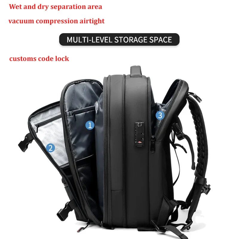 Brehn | Vakuumkompression Ultimative Reise Rucksack