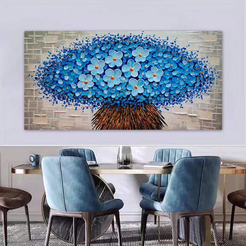 Moderne abstrakte Blumenbaum Wandkunst Fine Art Leinwanddrucke Große Größen Bilder Für Wohnzimmer Schlafzimmer Home Office Kunstdekoration | Brehn