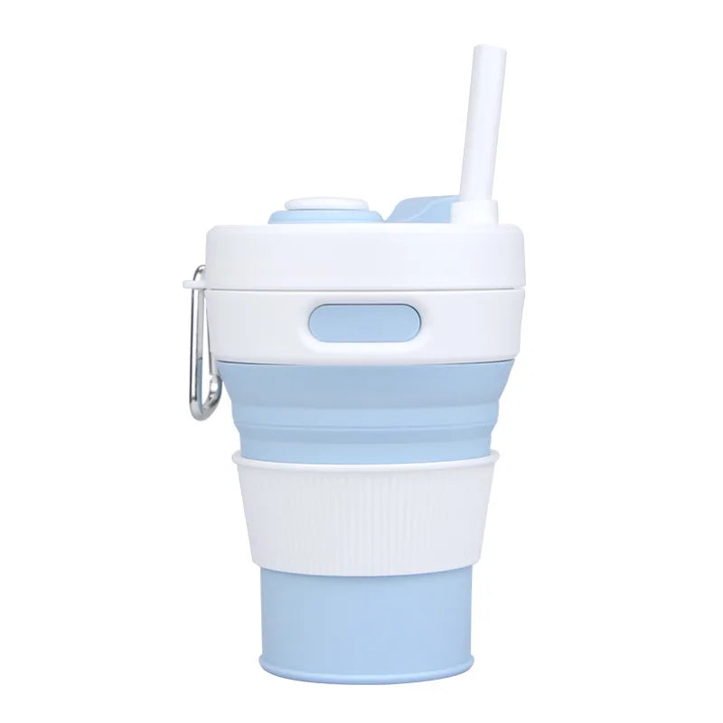Brehn | Wiederverwendbarer tragbarer Sip-and-Go zusammenklappbarer Becher
