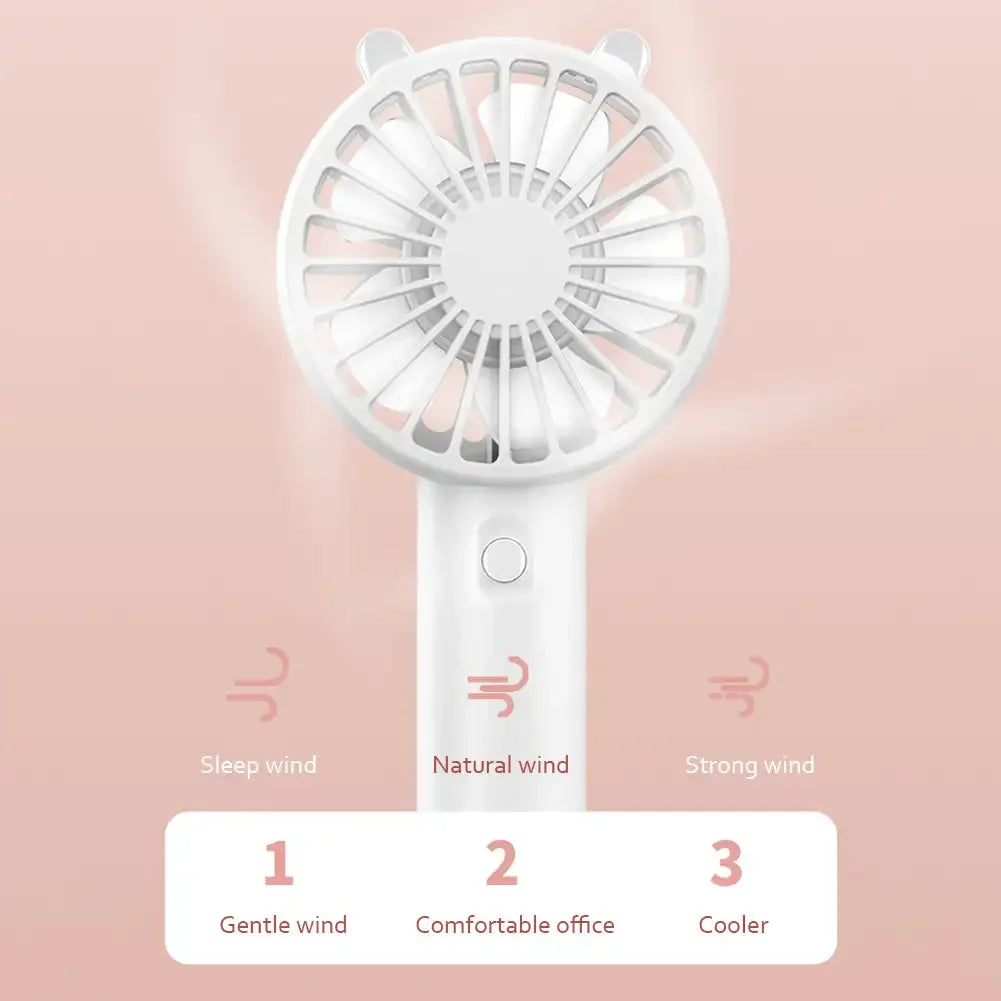 Tragbarer USB wiederaufladbarer Mini-Handventilator – Veyra | Brehn