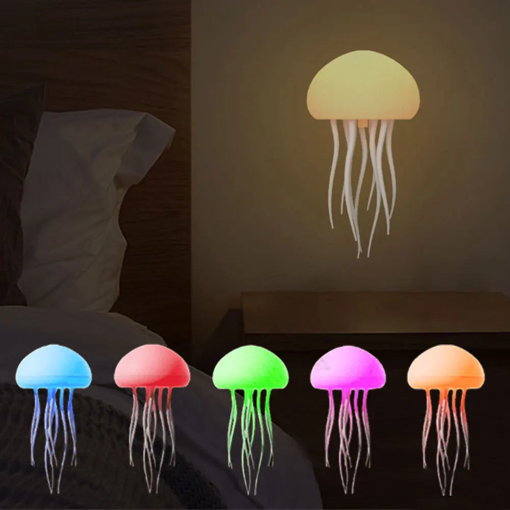 Quallen RGB Sprachsteuerung Anhänger Nachttischlampe | Brehn