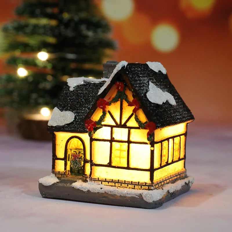 Brehn | Winterträume LED Weihnachtshaus Figurinen