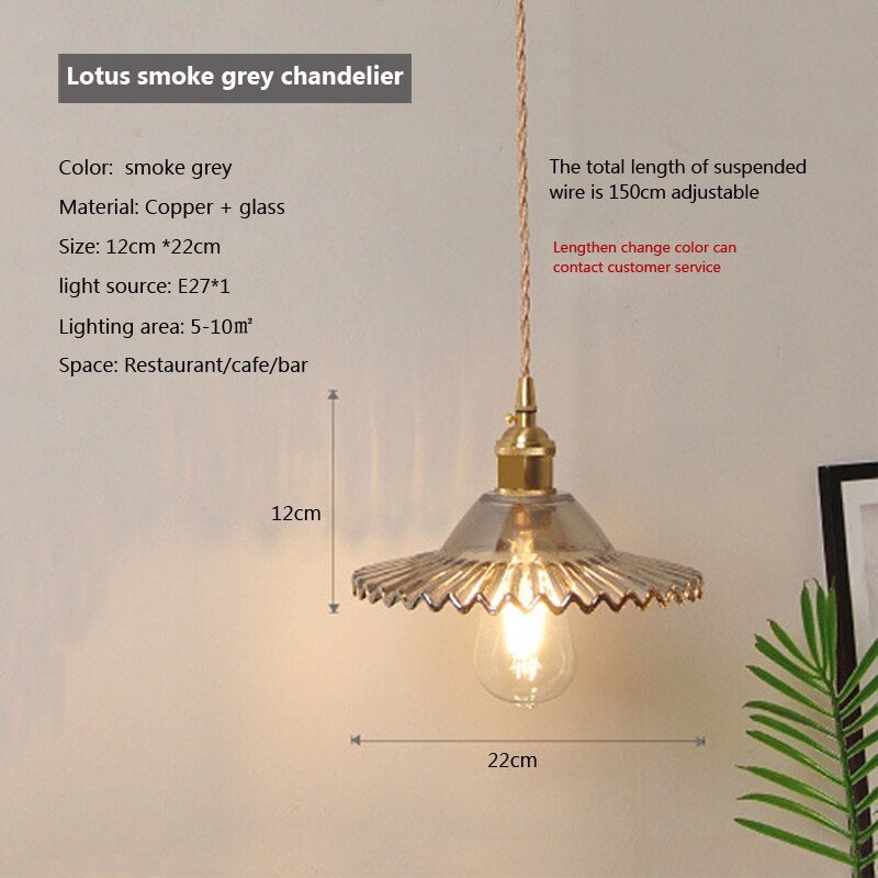 VIvolux | Nordic Brilliance Transparente Glas Pendelleuchte