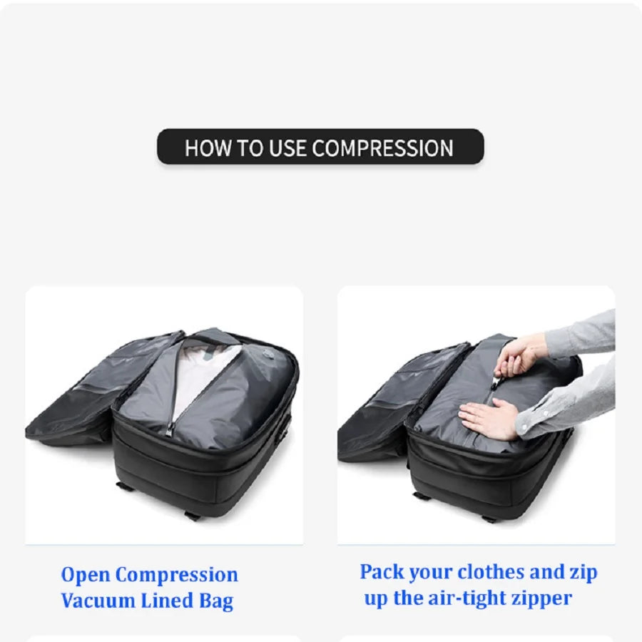 Brehn | Vakuumkompression Ultimative Reise Rucksack