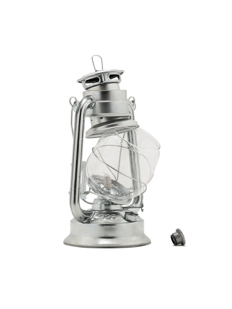 VIvolux | Nostalgische Camping Seiten Outdoor Petroleumlaterne Lampe