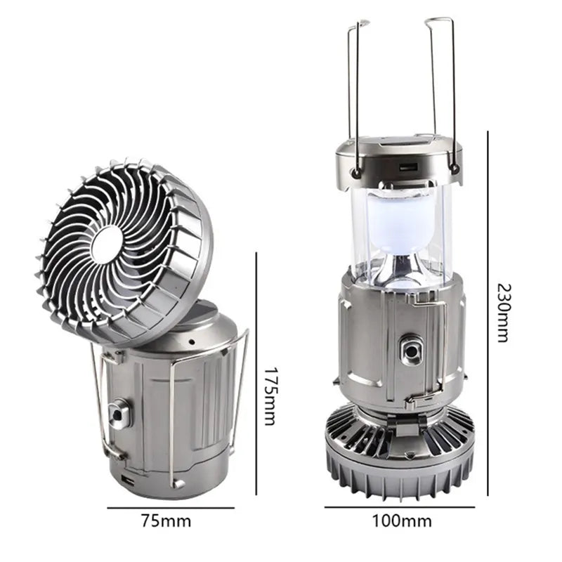 Integrierte Ventilator Angeln LED Zeltlampe | Brehn