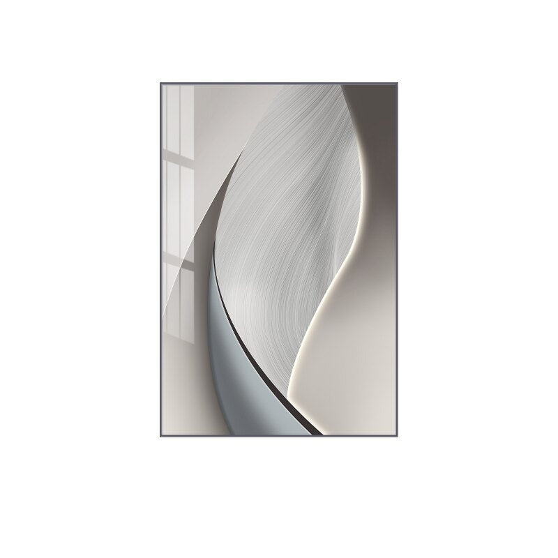 Abstrakte industrielle graue beige Wandkunst Fine Art Leinwanddrucke Bilder für städtische Wohnräume Wohnzimmer Home Office Kunstdekoration | Brehn