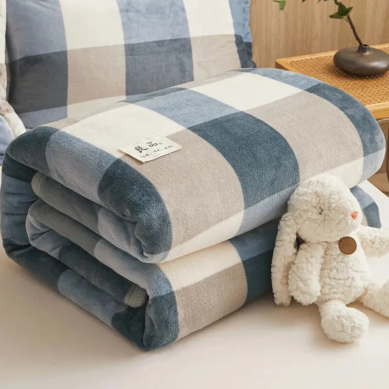 Extra weiche dicke Flanelldecke – Kuscheldecke für Nickerchen & Klimaanlage | Brehn