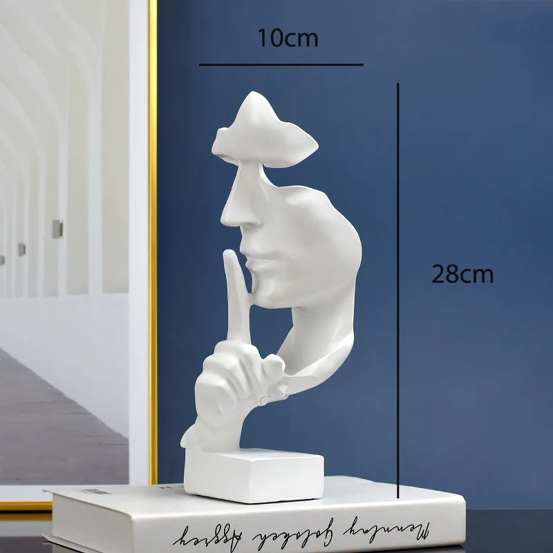 Silent Thinker Abstract Face Home Decor | Brehn