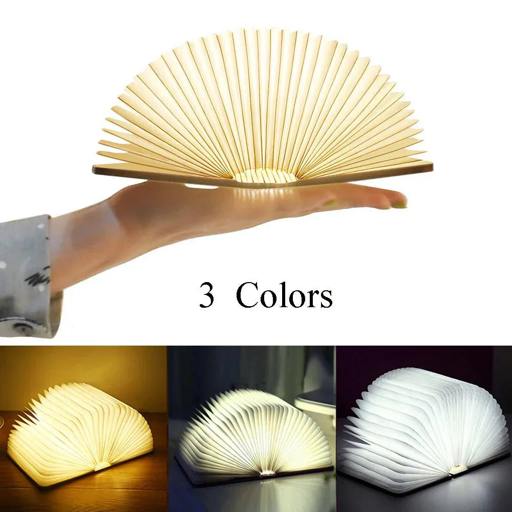 Brehn | BookGlow - Faltbare LED-Lampe - Tragbar und wiederaufladbar - Erhellen Sie Ihre Nächte!
