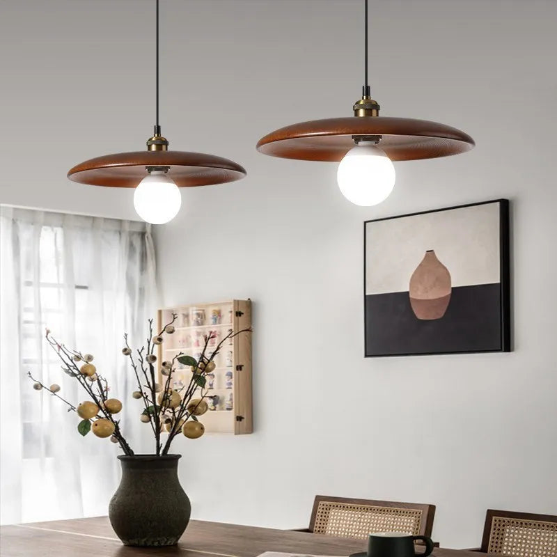 Brehn | Nordic Minimalist Holz LED Pendelleuchte