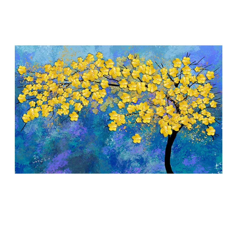 Abstract Floral Big Blossom Petal Tree Wandkunst Feine Kunst Leinwanddrucke Bild Für Wohnzimmer Schlafzimmer Salon Kunst Dekor | Brehn