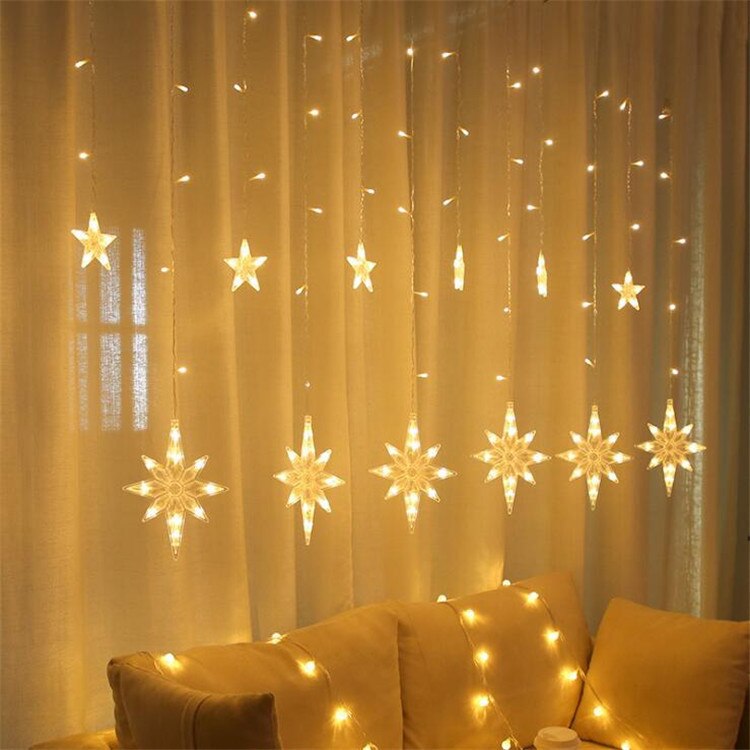 Brehn | Solar Moon Star Lampe LED Lichterkette Dekoration