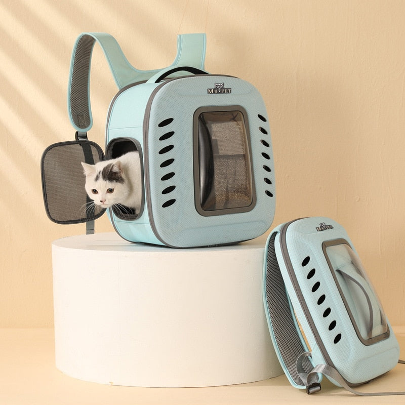 Brehn | Atmungsaktive Haustier Pod Tragetasche Rucksack