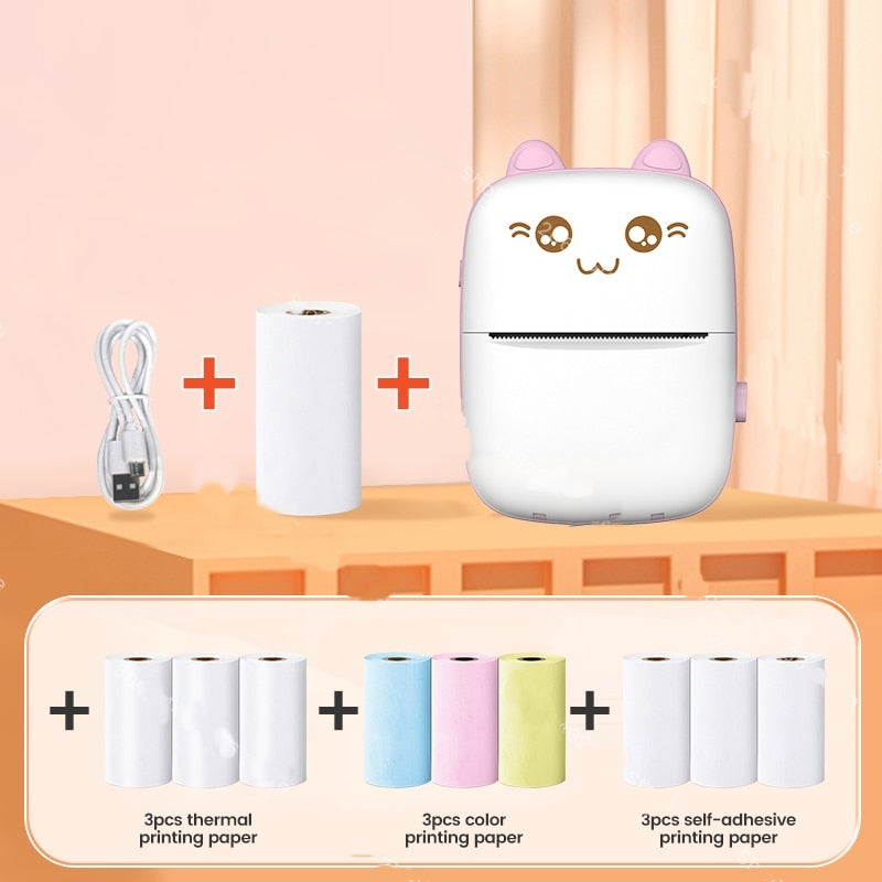 Mini Cat Thermal Brehnuetooth Etikettendrucker | Brehn