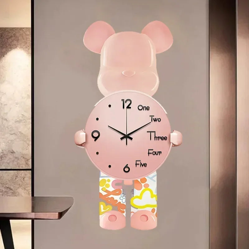 Glowing Star Bear LED Wanduhr | Brehn