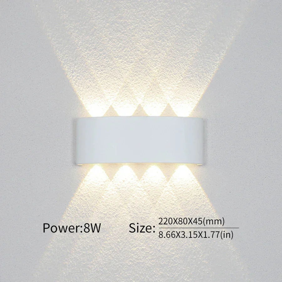 Modern lighting, indoor or outdoor: The versatile LED wall lamp