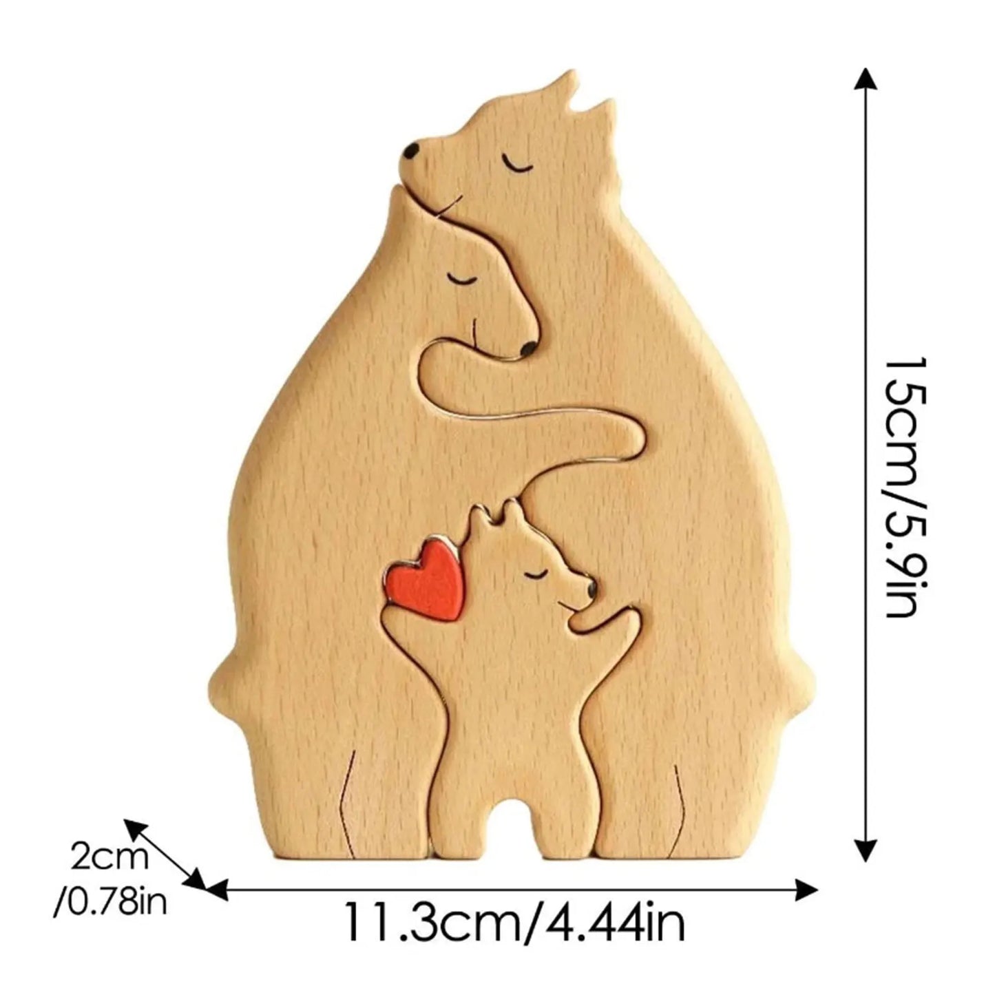 Loving Bears Ineinandergreifendes Puzzle Deko