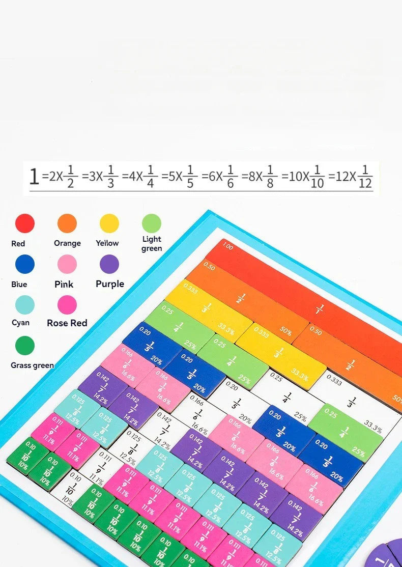 Magnetisches Bruchrechen-Lernspielzeug