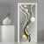 Moderne abstrakte Perlen geometrische Türaufkleber Mural abnehmbar PVC Vinyl Peel N Stick Wandkunst Mural Dekor für Innentüren Kreative DIY Wohnkultur | Brehn