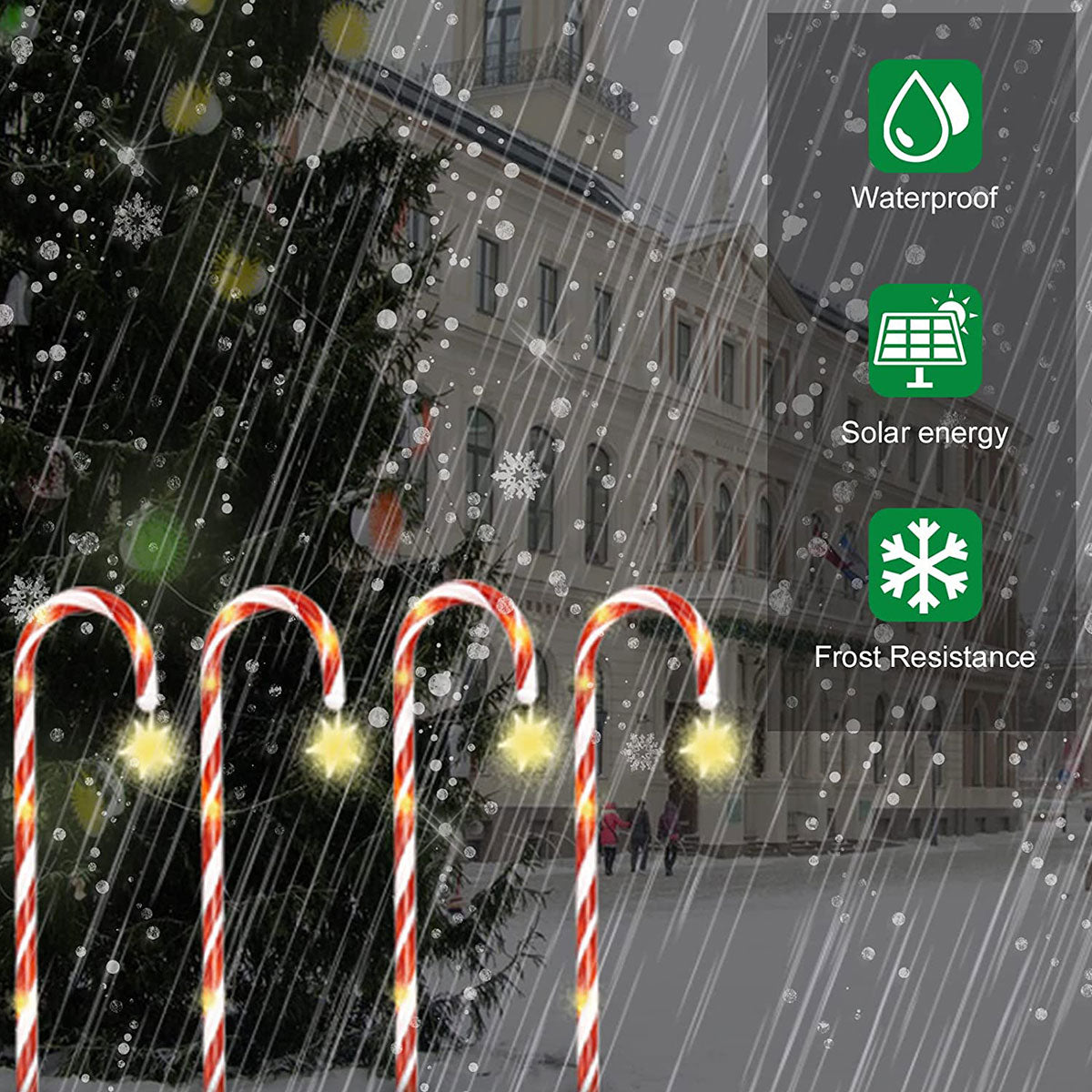Brehn | Zuckerstangenstraße LED Solar Lampe