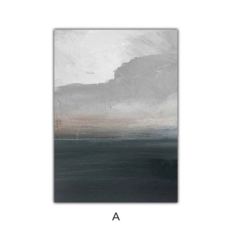 Sonnenuntergang See Landschaft Abstract Wandkunst Fine Art Leinwanddrucke Bilder für modernes Apartment Wohnzimmer Home Office Kunst Dekor | Brehn