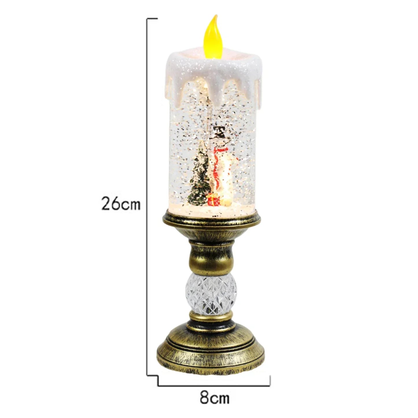 Crystal Echo Weihnachtswasserkerze