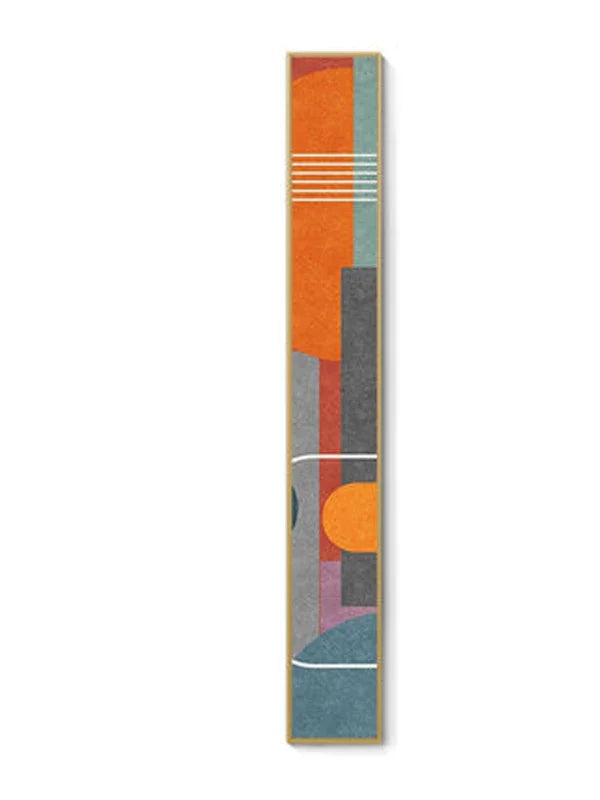 Bunte Hohe Abstrakte Schlanke Format Wandkunst Feine Kunst Leinwanddrucke Kreative Kunstwerke Für Modernes Wohnzimmer Flur Schlafzimmer Kunstdekor | Brehn