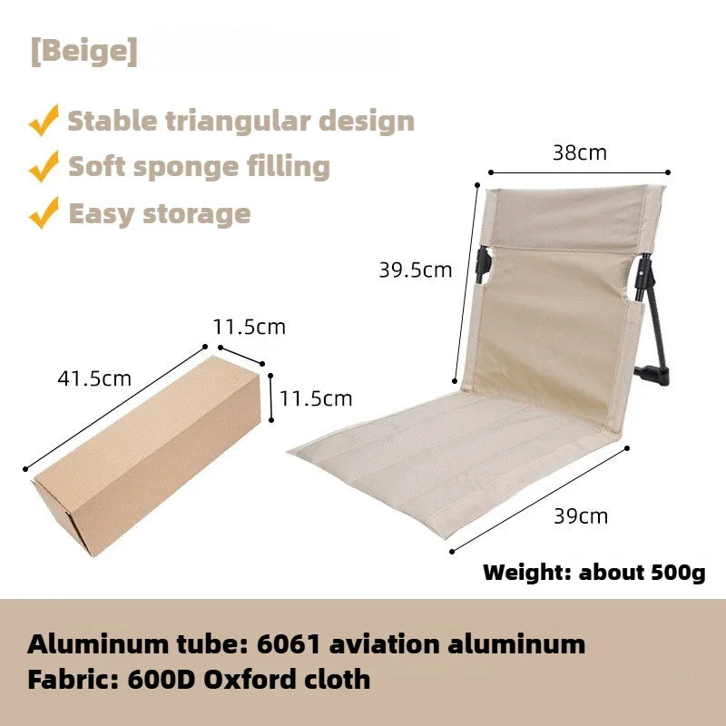 Brehn | TREKASE Camping-Klappstuhl | Ultraleicht & wetterfest | Aluminiumrahmen | Gepolstert für extra Komfort | Schnell aufbaubar
