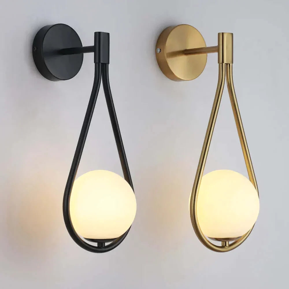 Brehn | Drop Luxus Glas Ball Wandleuchte