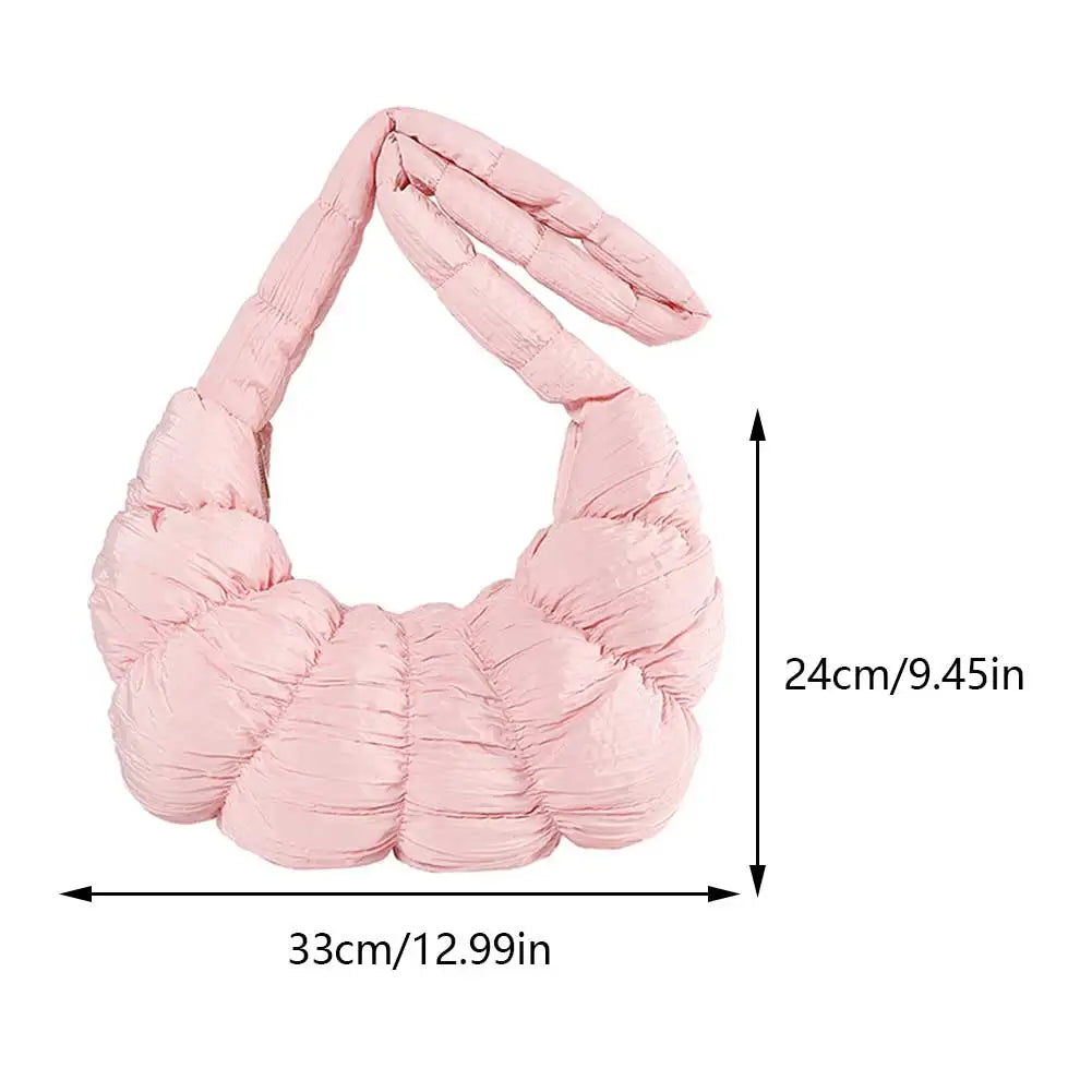 Puff Croissant Schultertasche