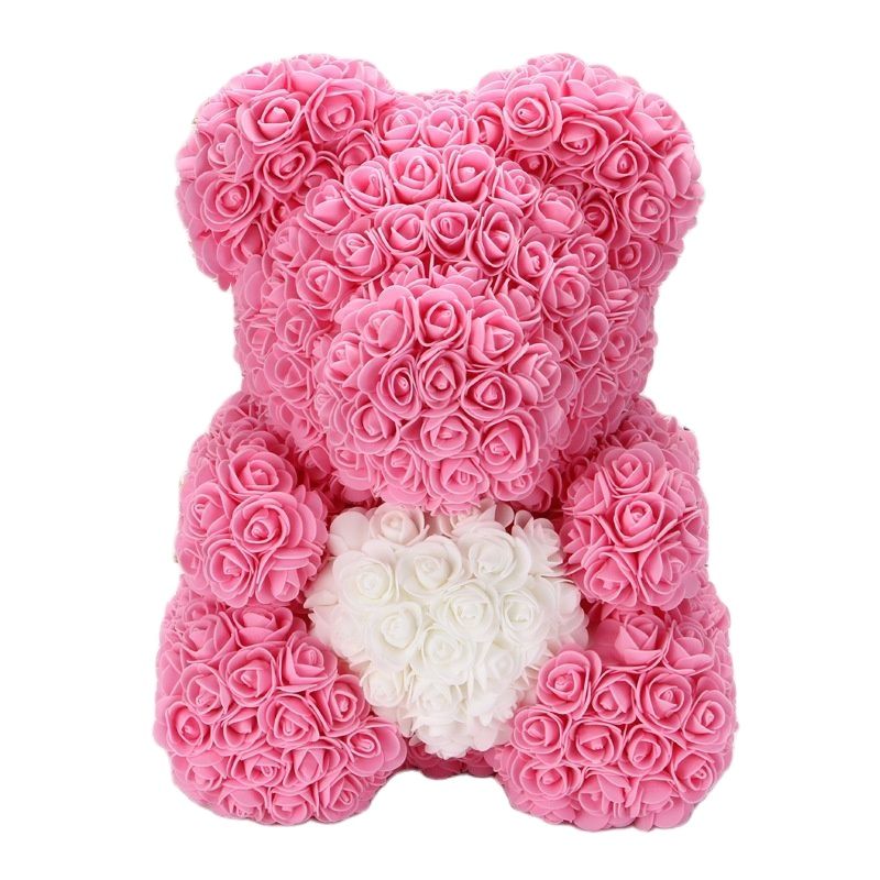 Brehn | Künstliche Rosenblumen Teddybär