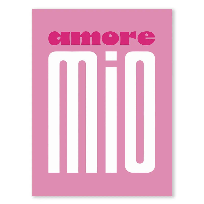 Pink Retro Liebe Zitat Wandkunst Feine Kunst Leinwanddrucke Typografische Bilder Für Schlafzimmer Wohnzimmer Hotelzimmer Modernes Apartment Wandkunst Dekor | Brehn