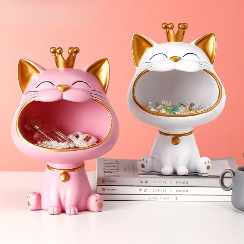 Brehn | Fortune Kitty Statue Zuhause Aufbewahrungsbox