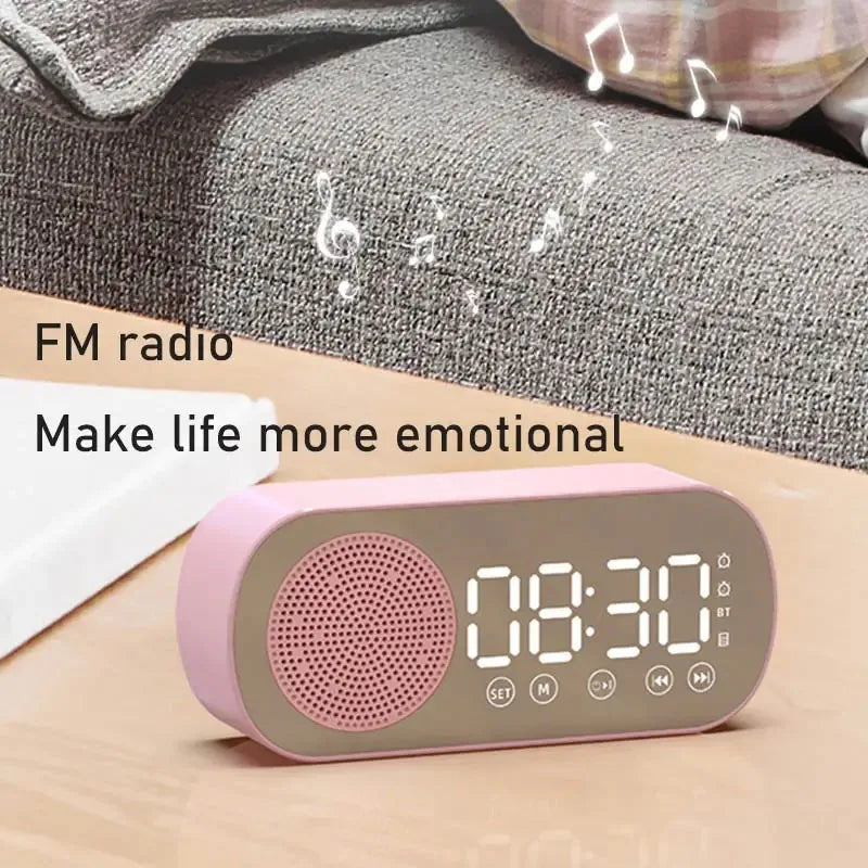 Brehn | Digitale Weckuhr mit Bluetooth-Lautsprecher & FM-Radio
