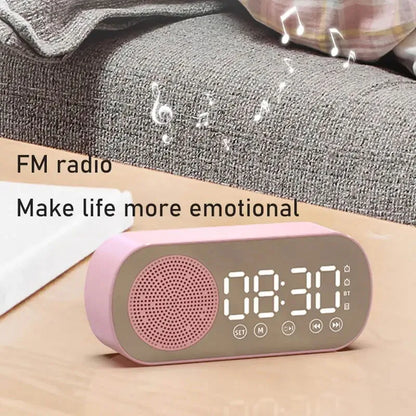 Brehn | Digitale Weckuhr mit Bluetooth-Lautsprecher & FM-Radio