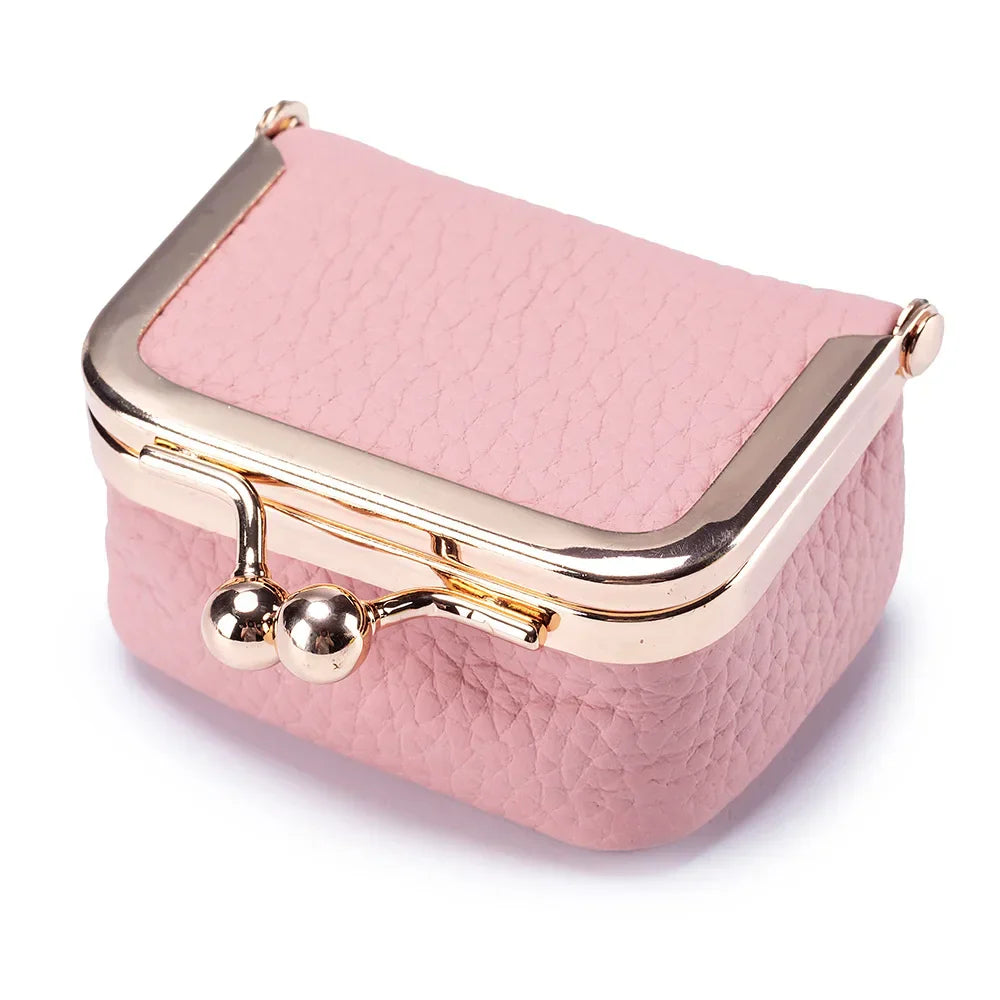 Brehn | Mini Retro Leder Reise Schmuck Aufbewahrungstasche