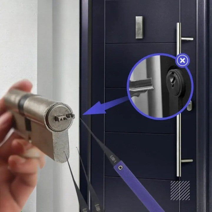 VIvolux | Lock Fixer Auto Beschädigter Schlüssel Professionelles Reparaturset