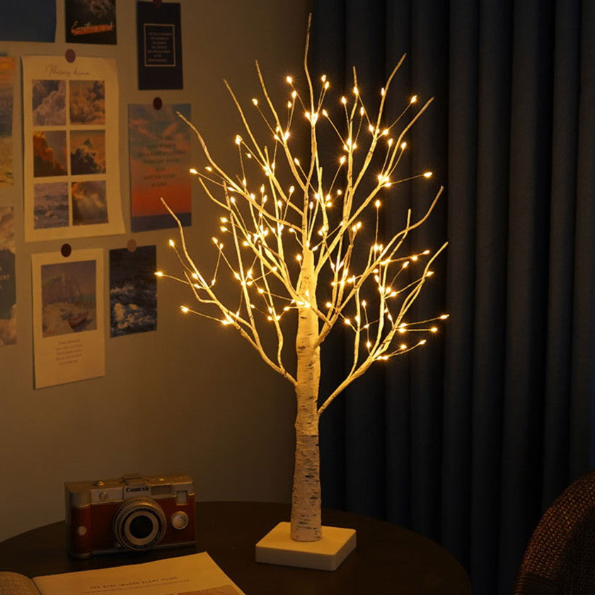 Beleuchtete skandinavische Birke - LumiBirch | Brehn
