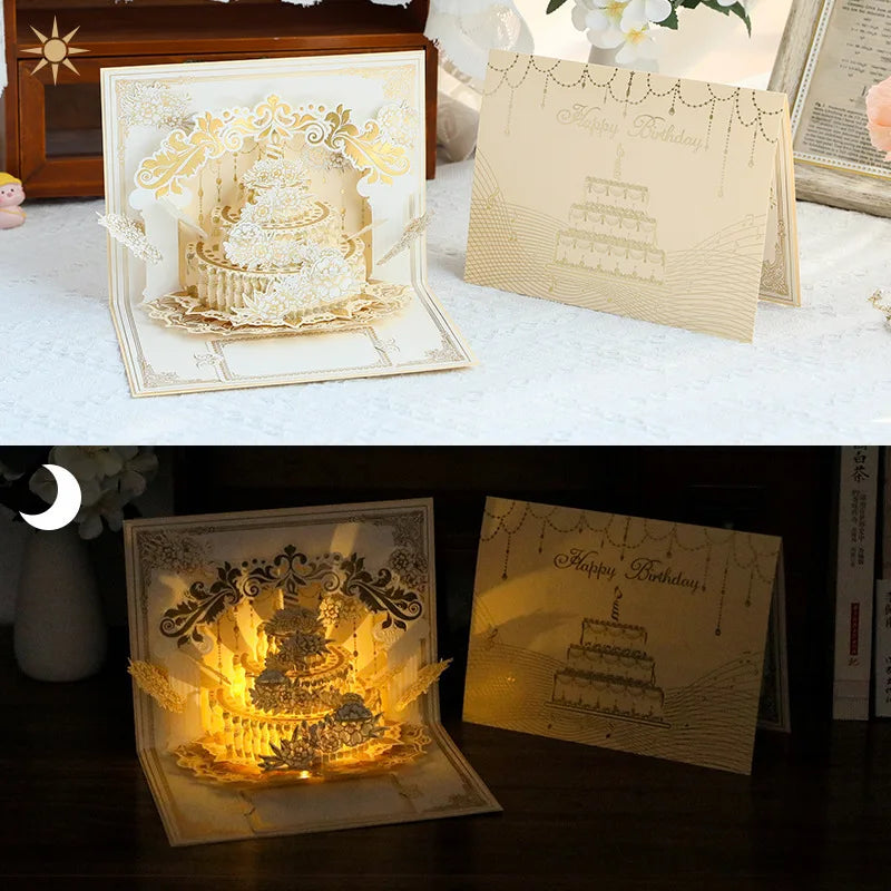 Brehn | Illuminierte Pop-Up-Geburtstagsgeschenkkarte